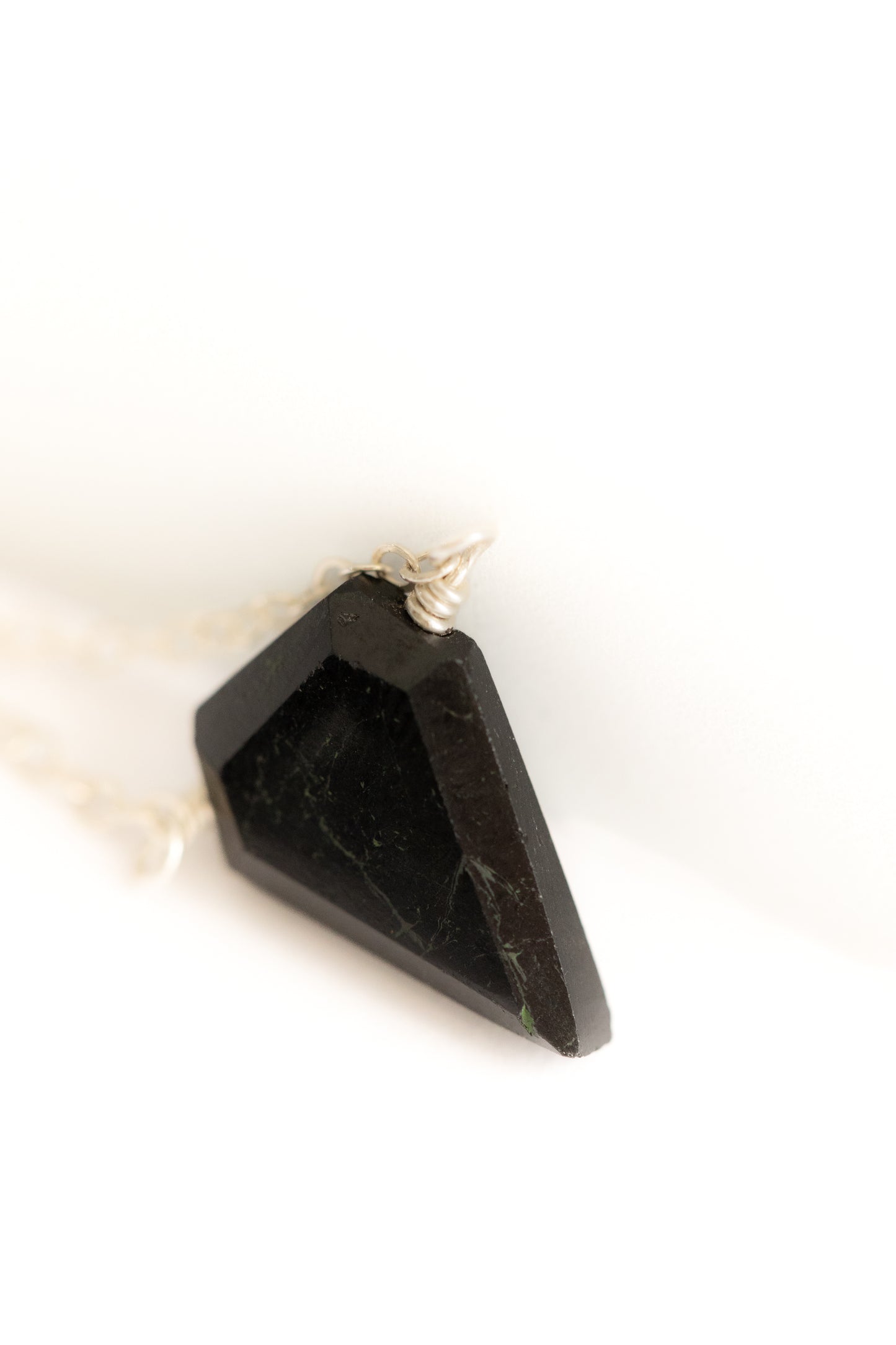 Black Tourmaline Necklace by Seaflowerjewelry