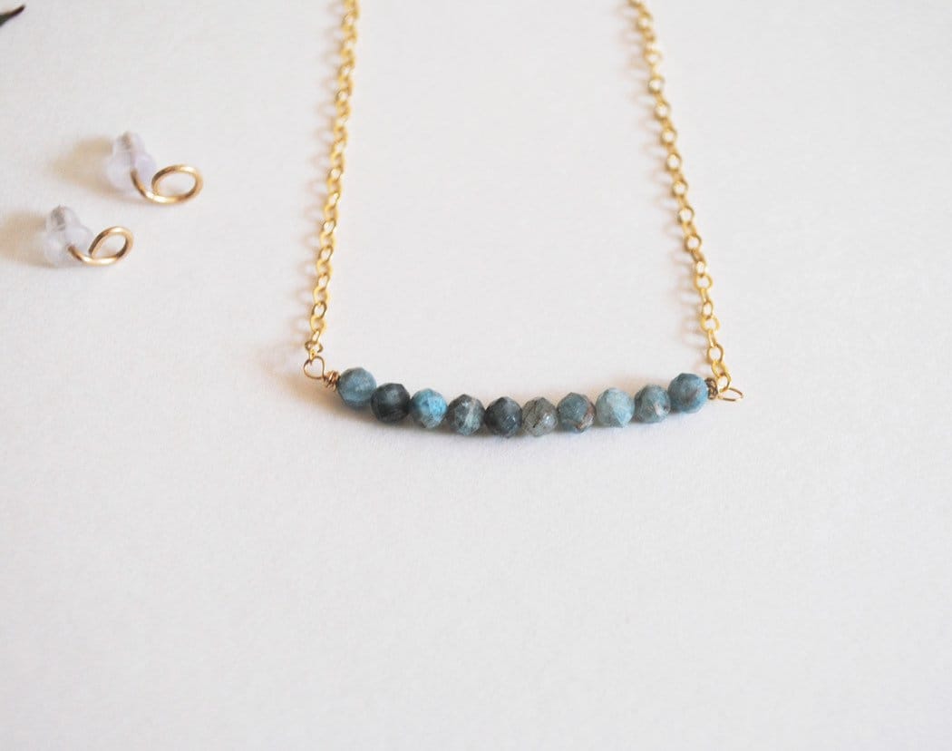 Raw Apatite Gemstone Bar