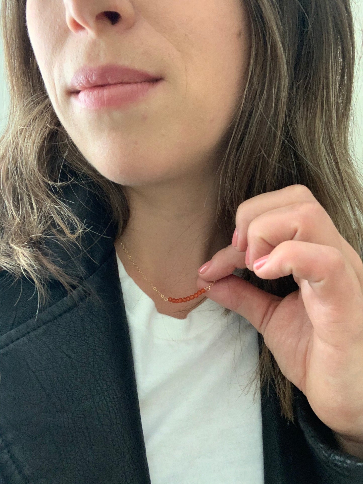 Carnelian Multistone Necklace