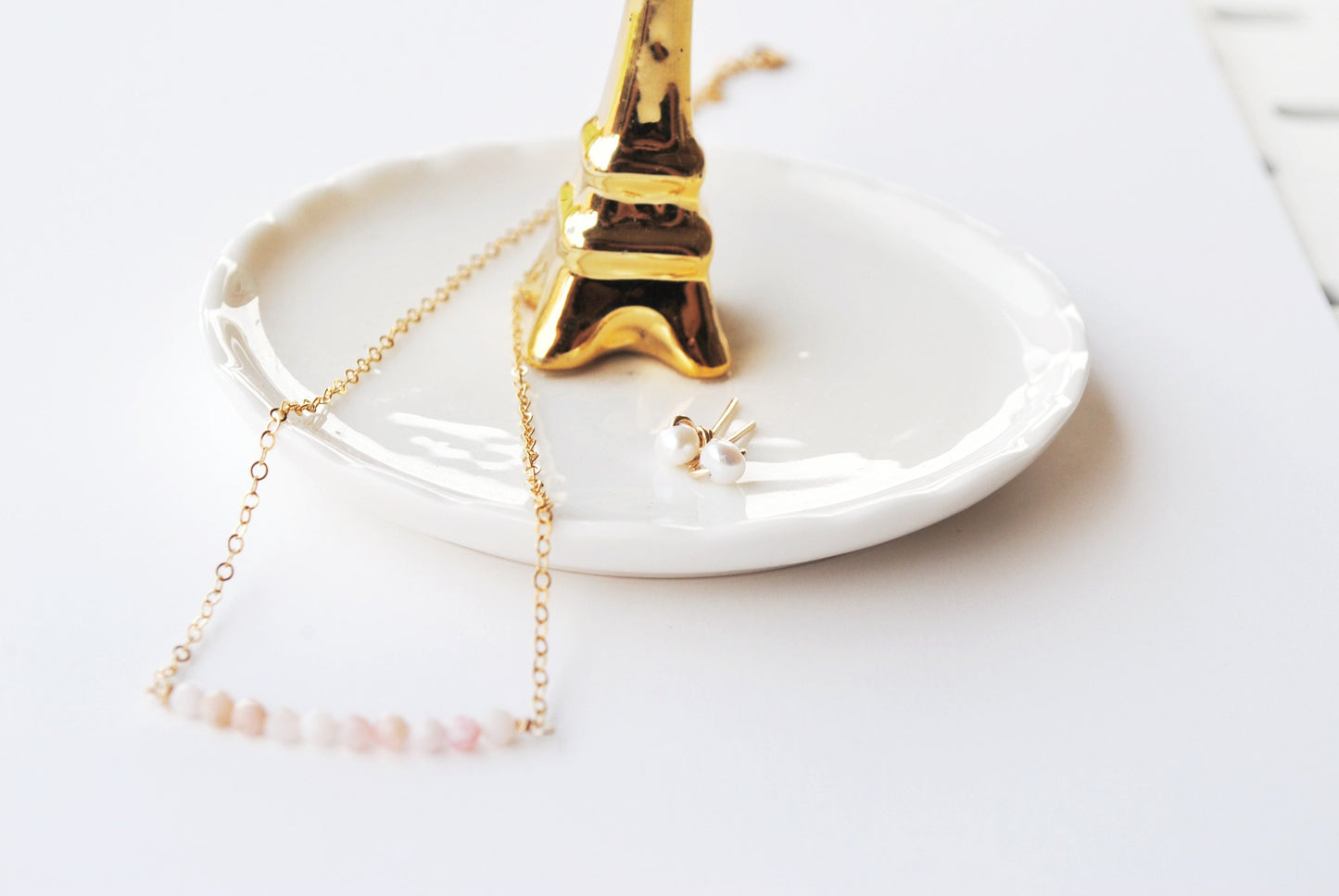 Dainty Opal Necklace