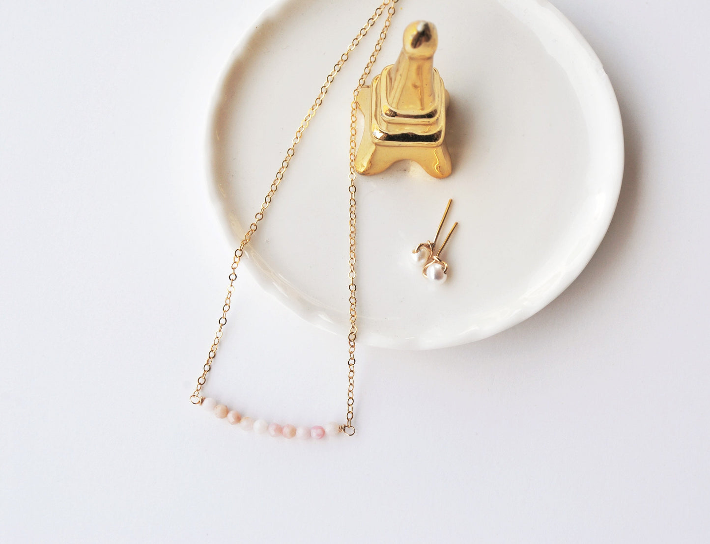 Dainty Opal Necklace