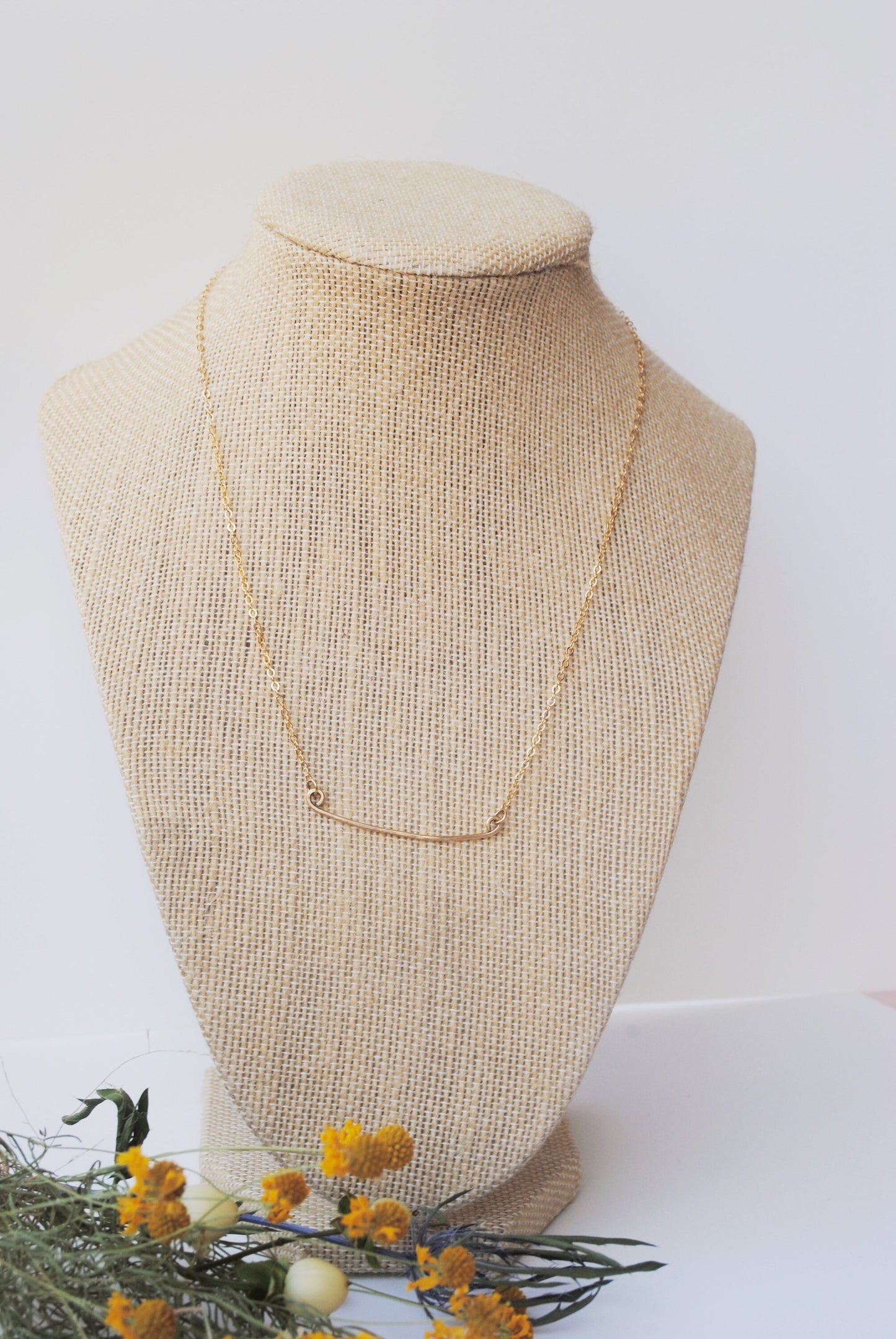 Gold Bar Necklace