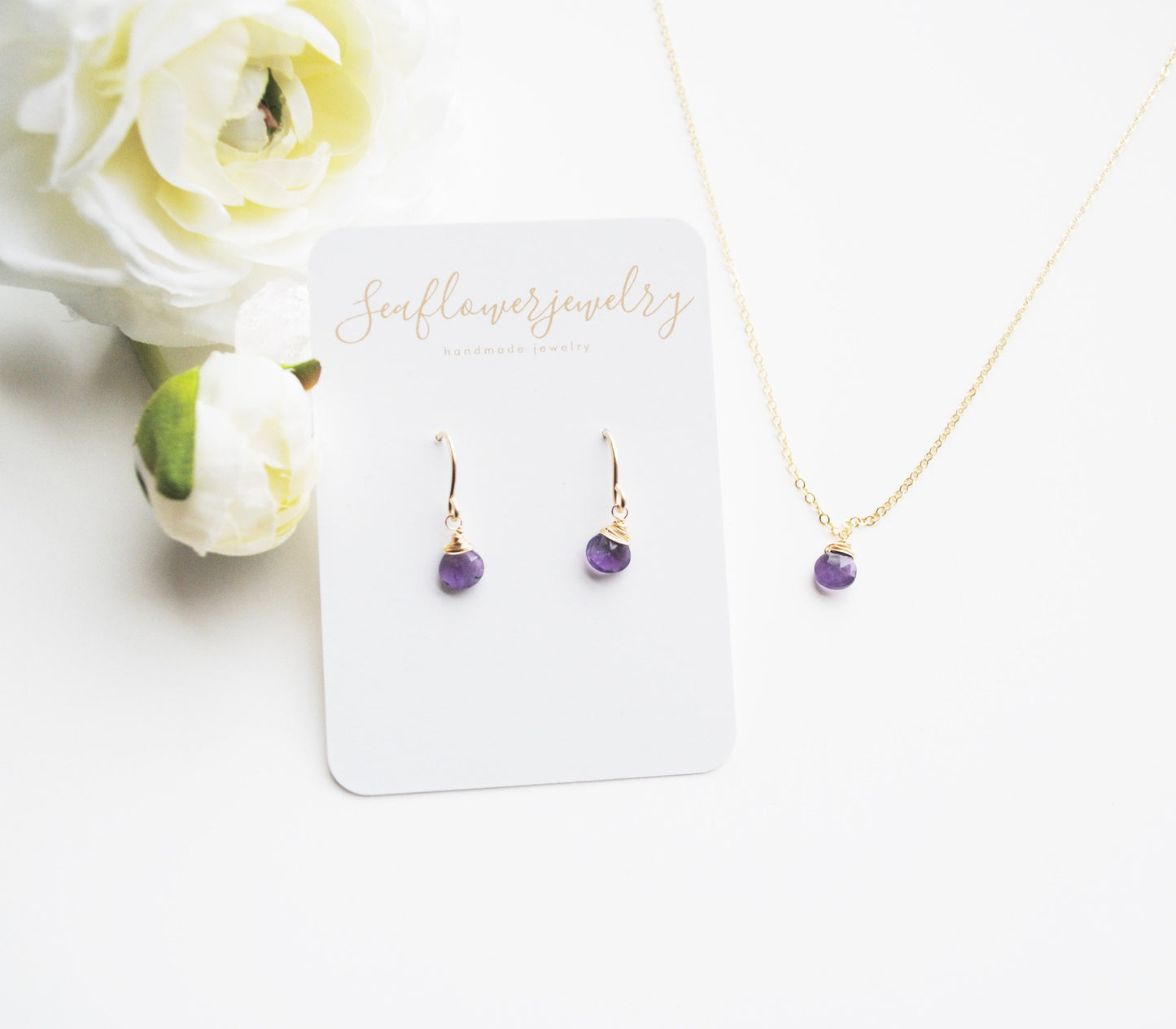 Amethyst Pendant Necklace