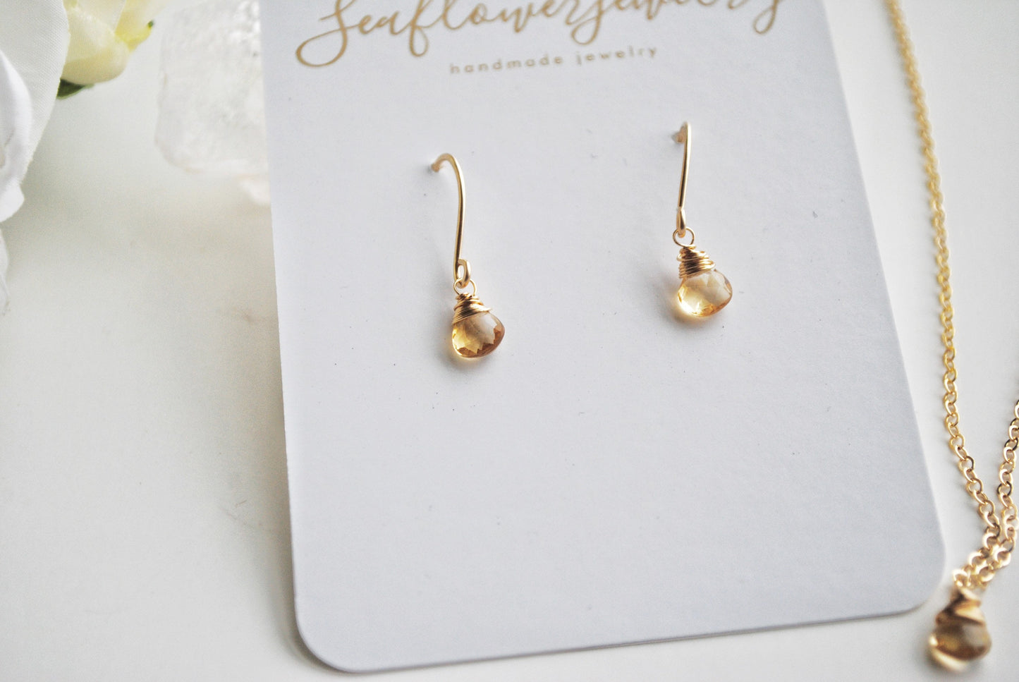 Citrine Jewelry Set