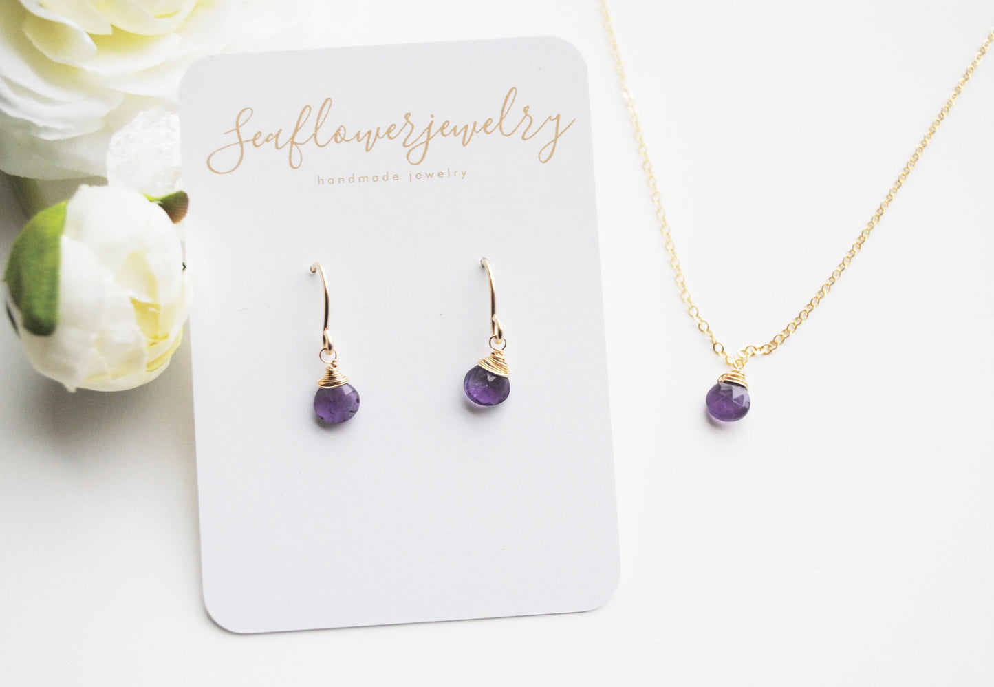 Amethyst Jewelry Set