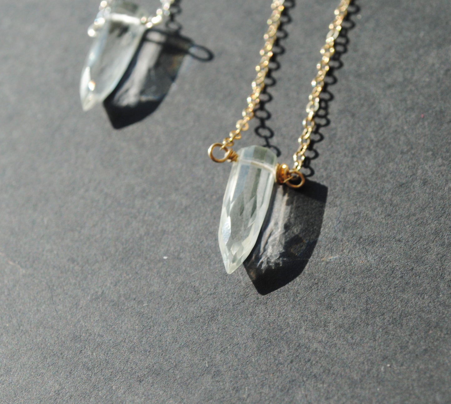 Quartz Crystal Point Necklace