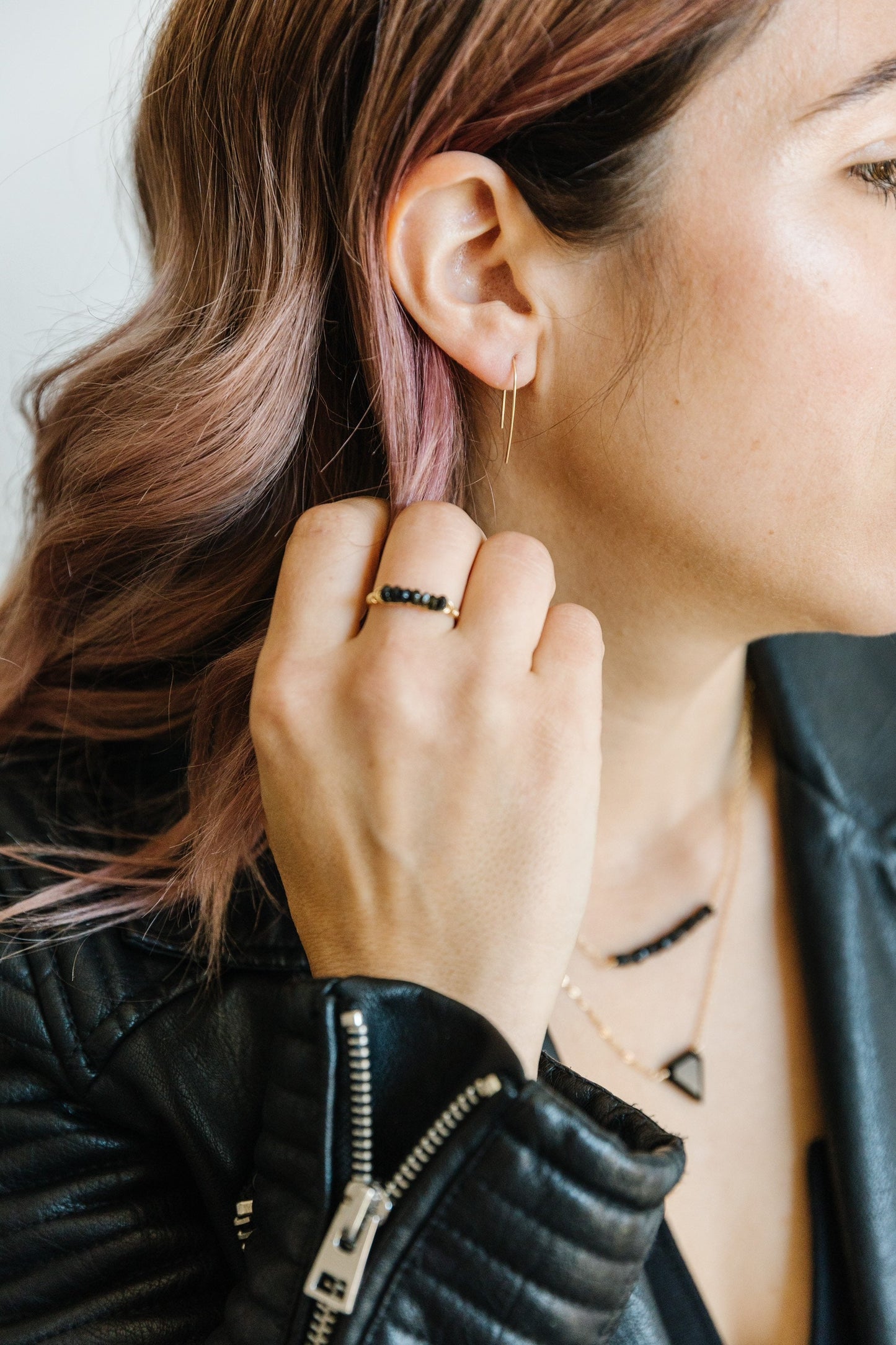 Dainty Half Hoop Earrings