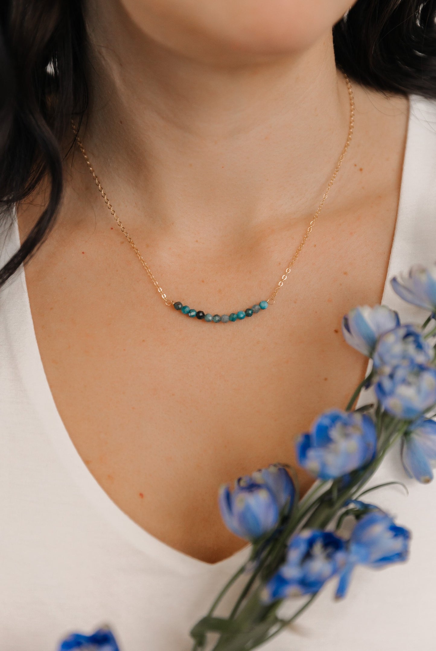 Raw Apatite Gemstone Bar