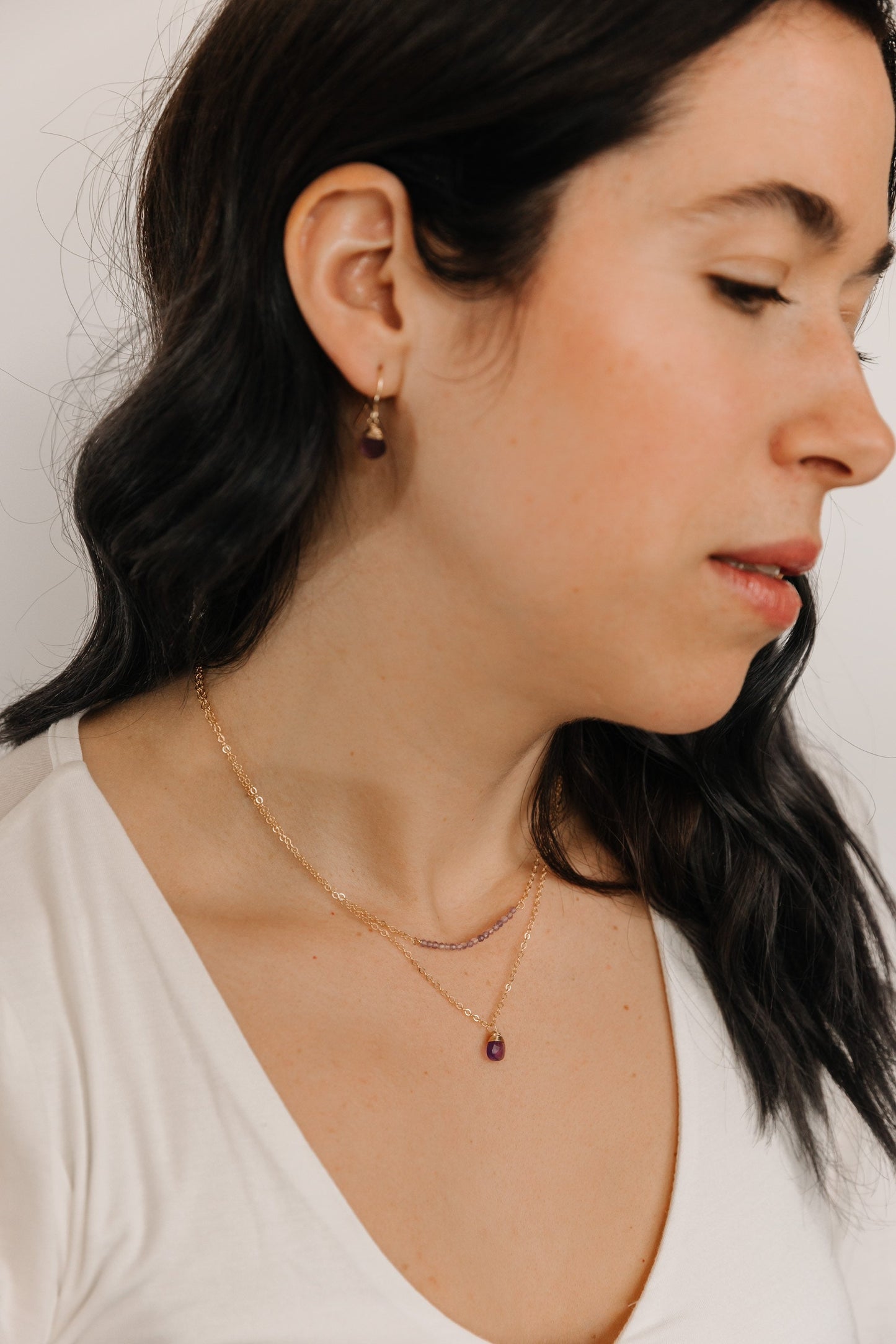 Amethyst Jewelry Set
