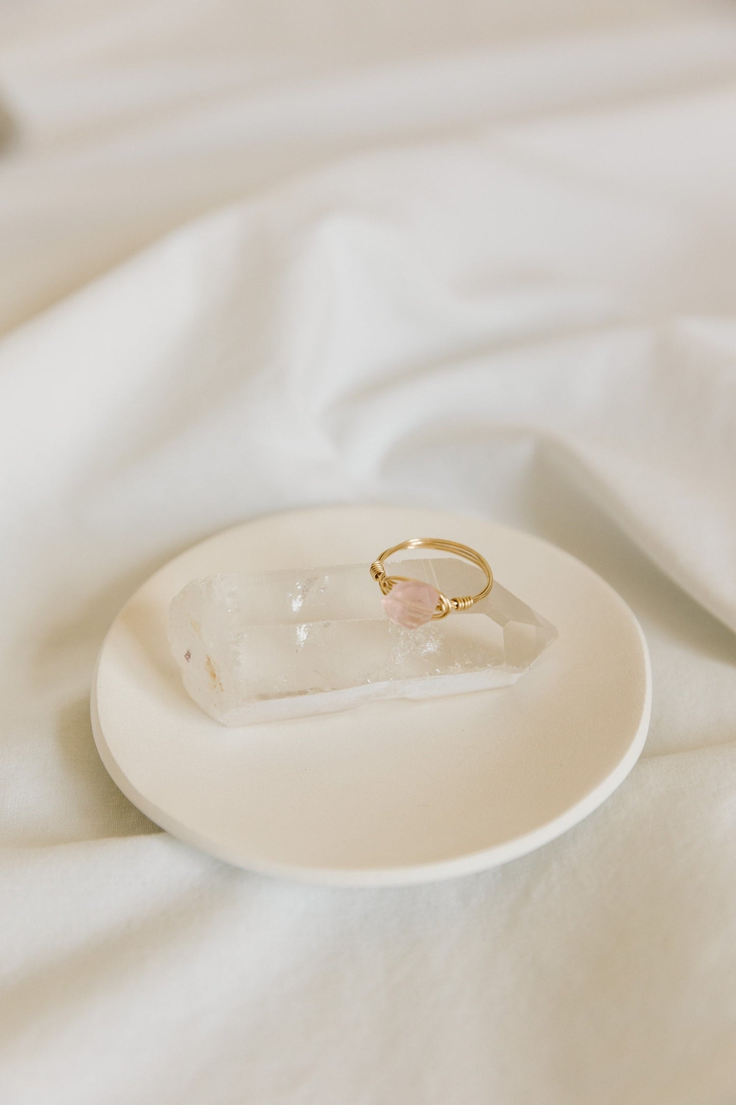 Rose Quartz ring