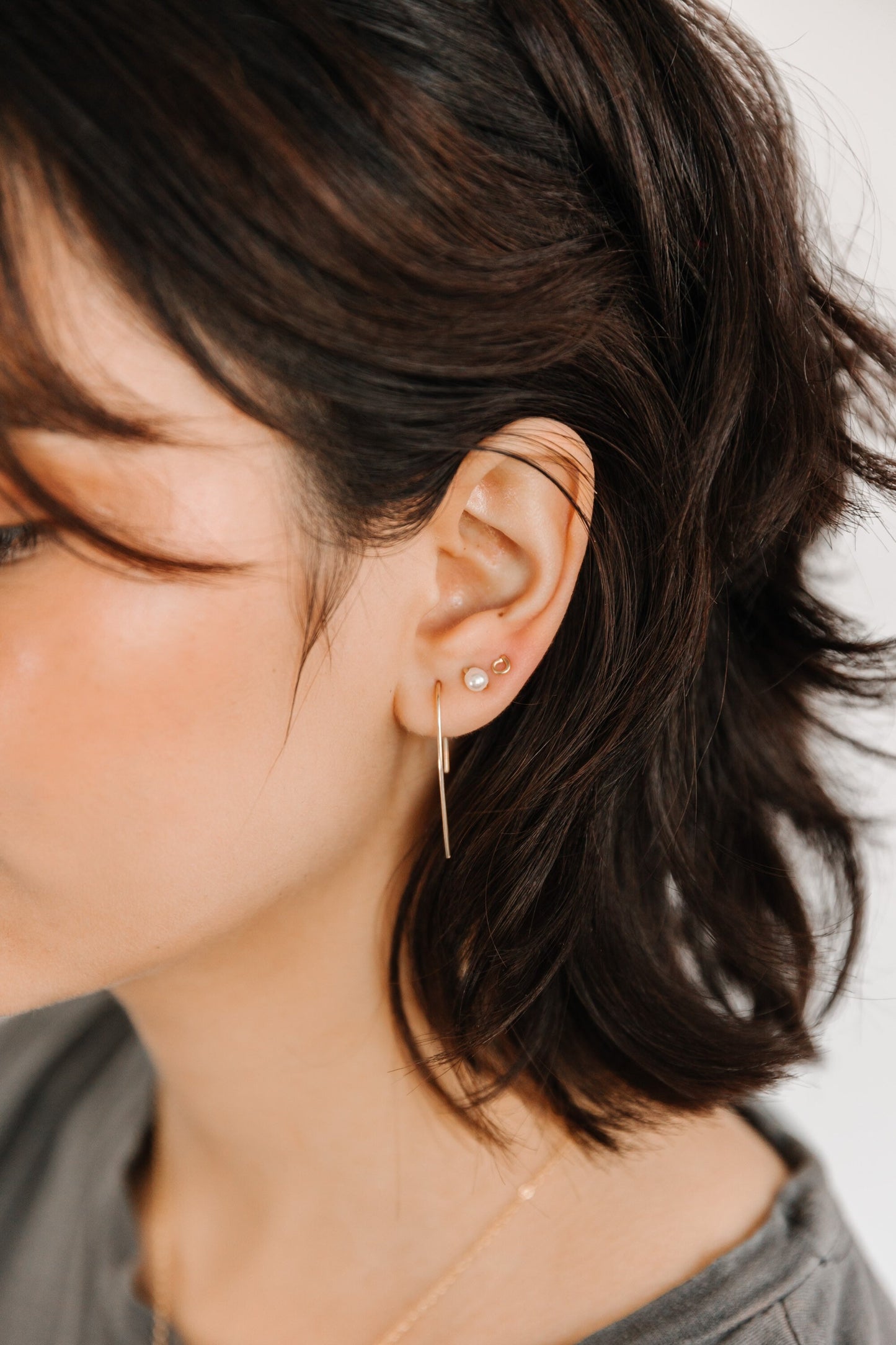Dainty Circle Studs
