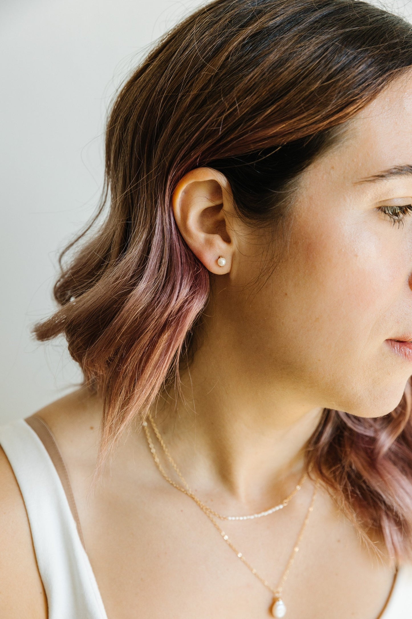Pearl Stud Earrings
