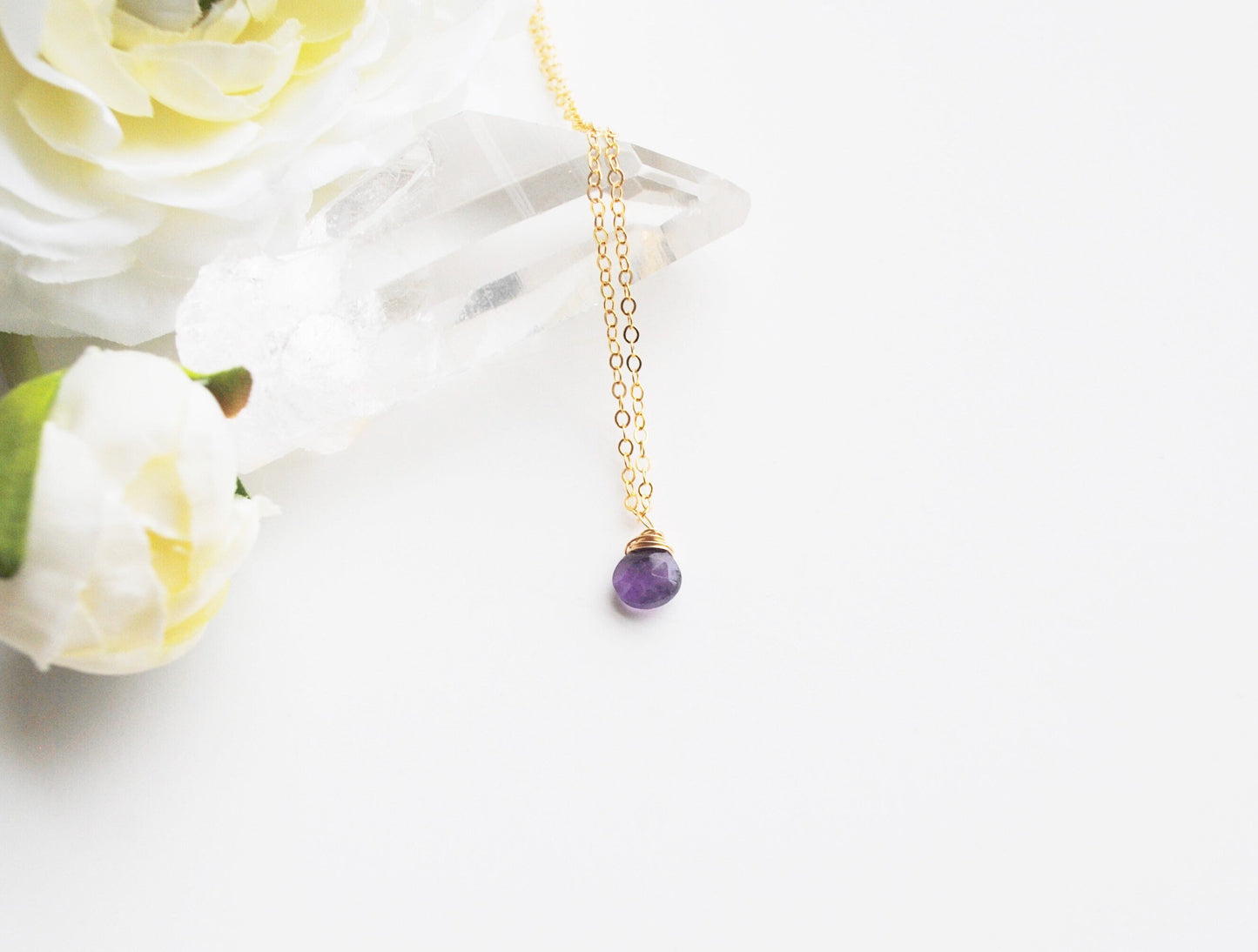 Amethyst Pendant Necklace