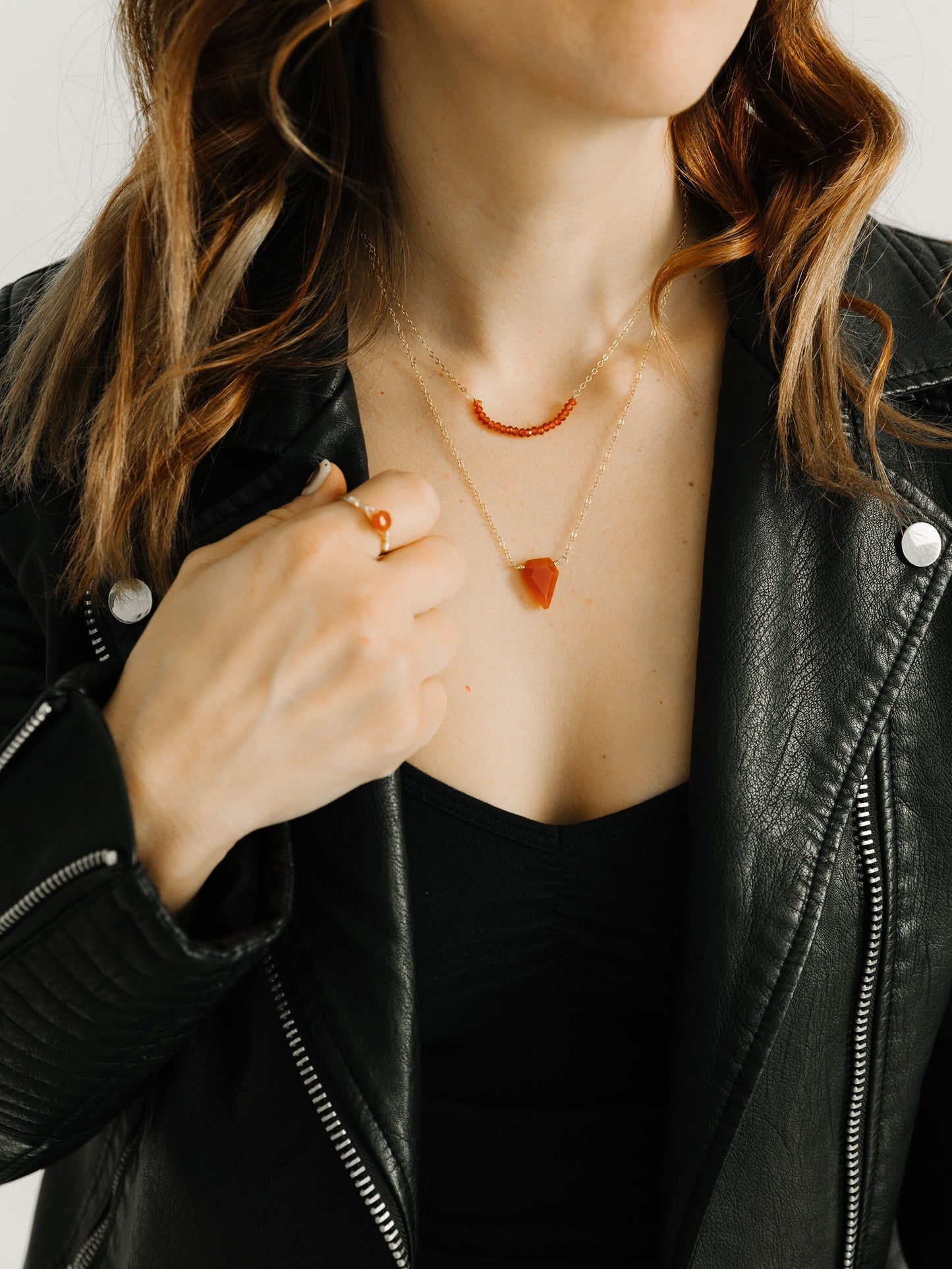 Carnelian Multistone Necklace