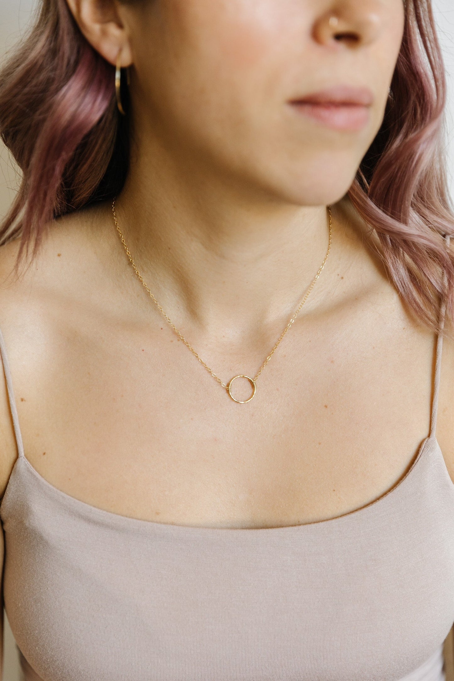 Circle necklace