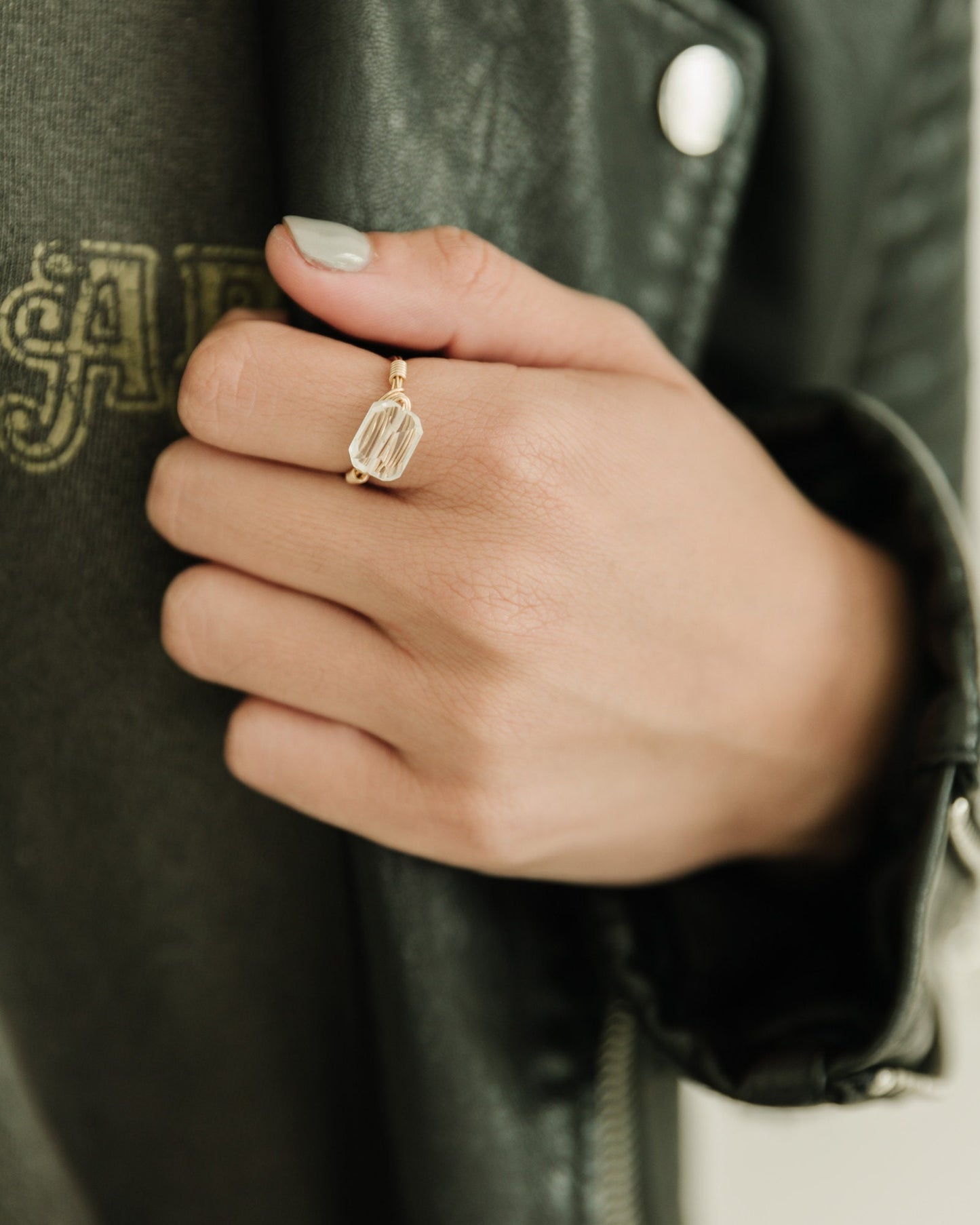 Clear Quartz Ring