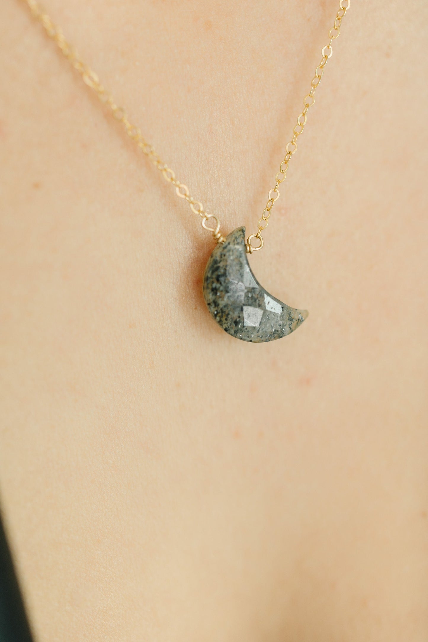 Moon Necklace & Star Earrings Set
