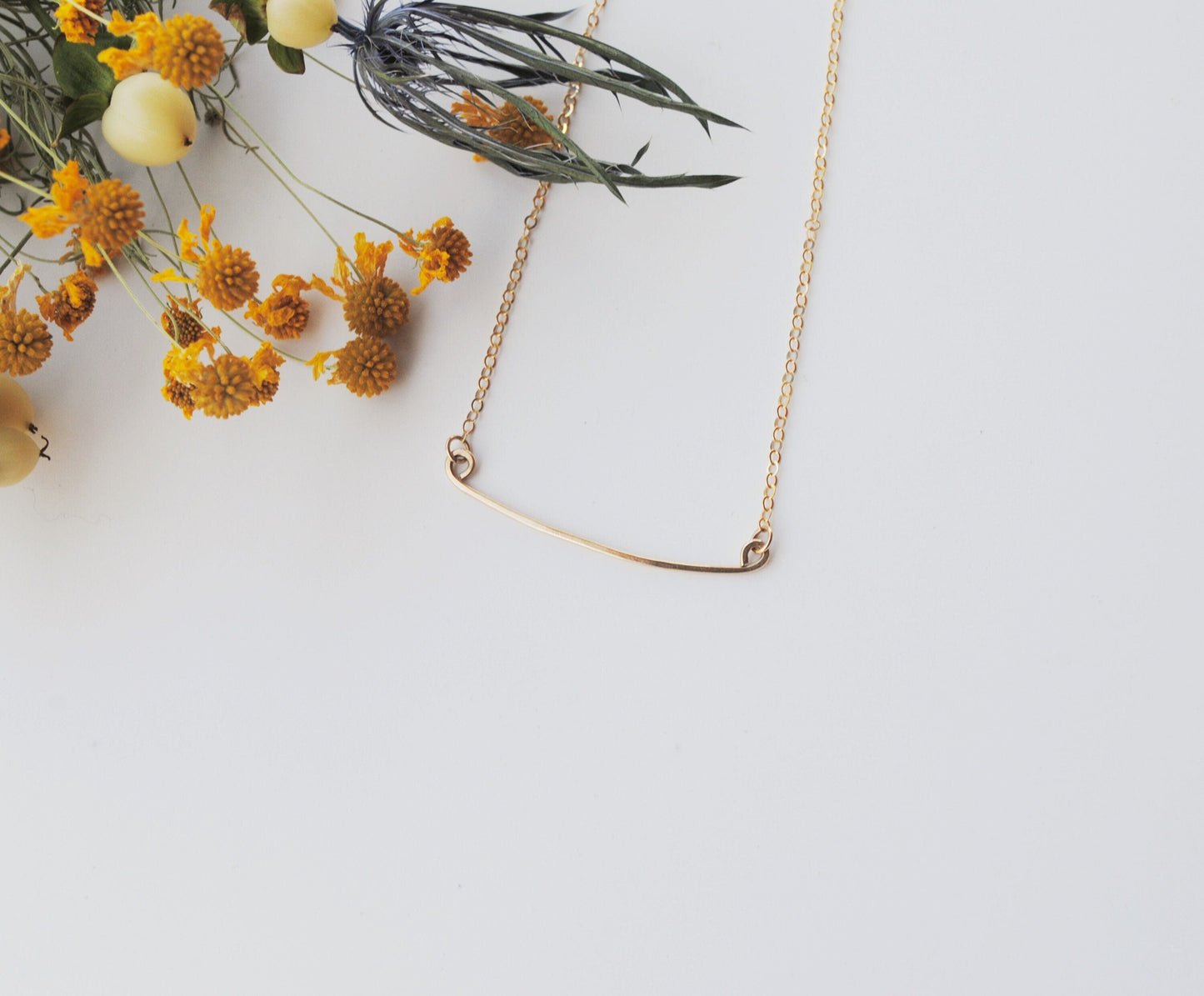 Gold Bar Necklace