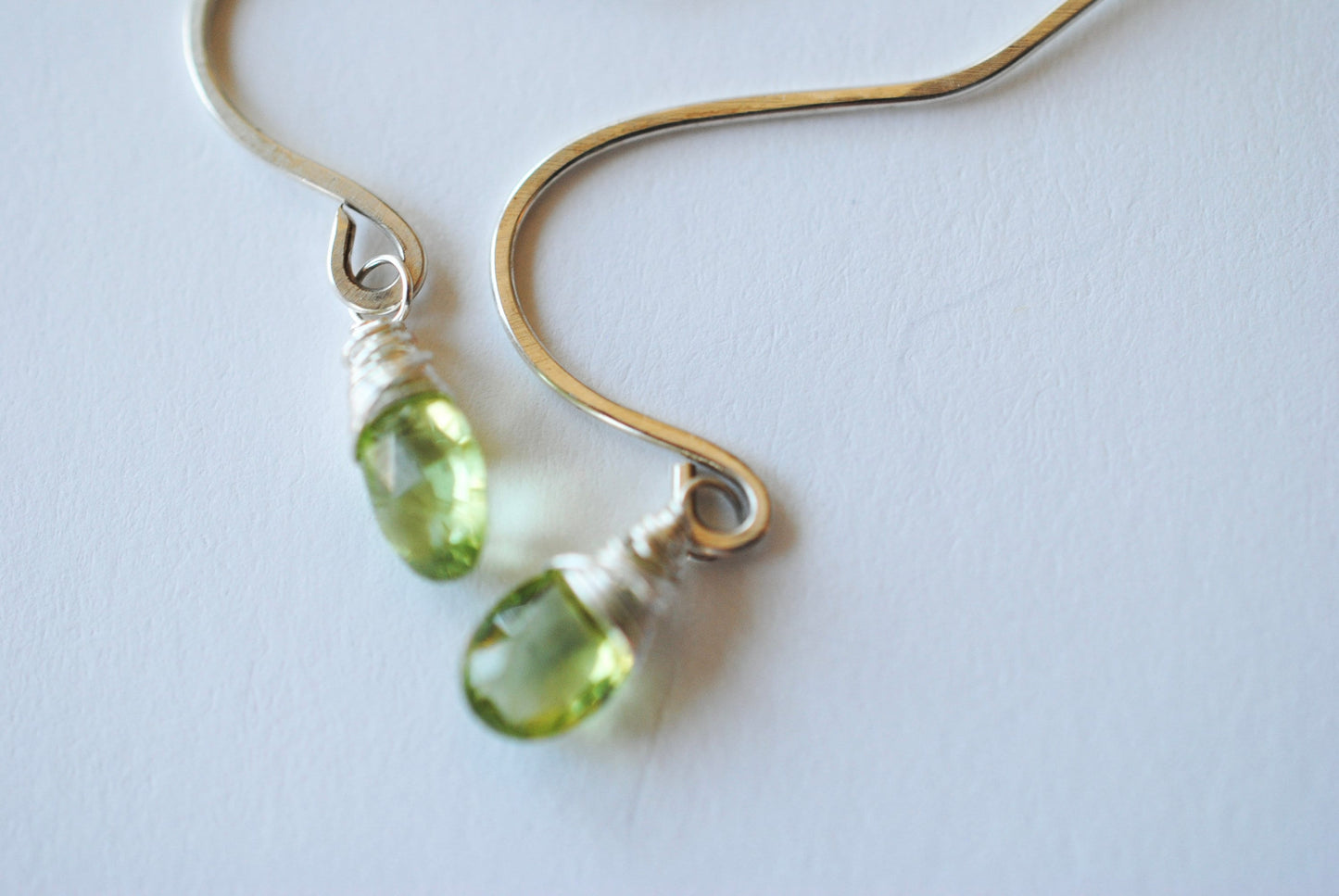 Peridot Drop earrings