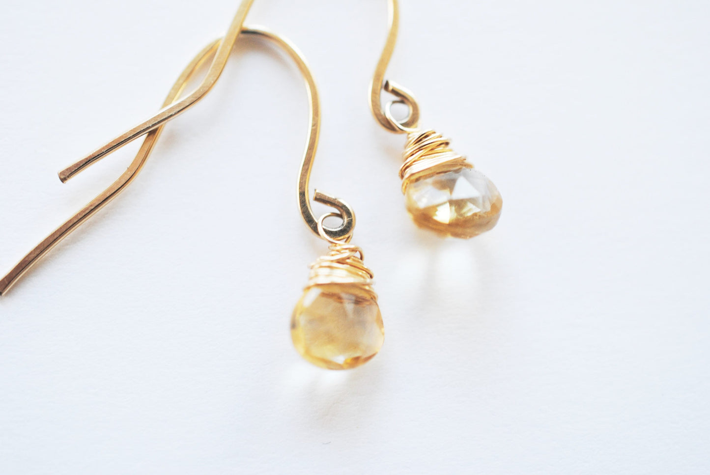 Citrine Drop earrings