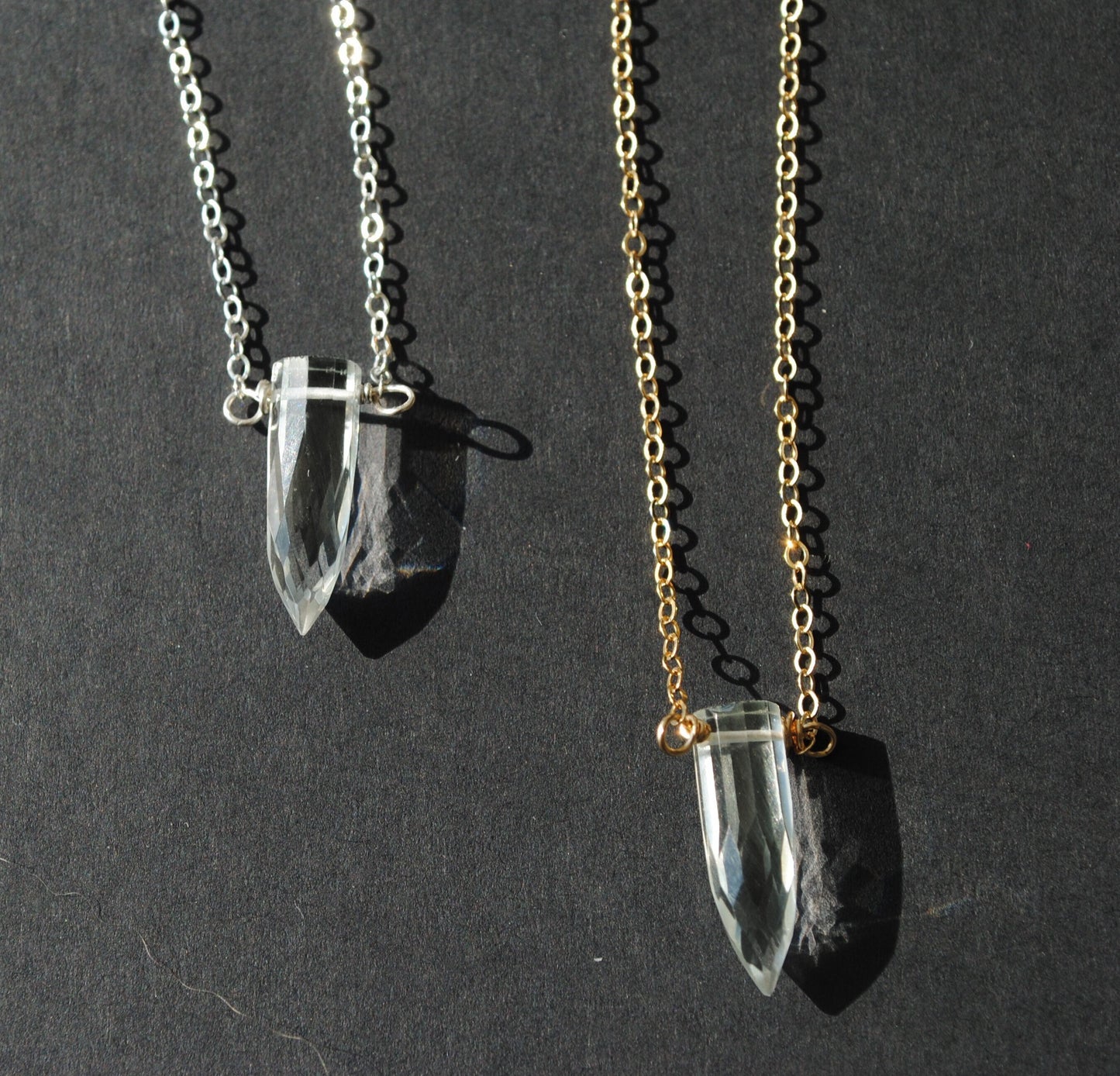 Quartz Crystal Point Necklace