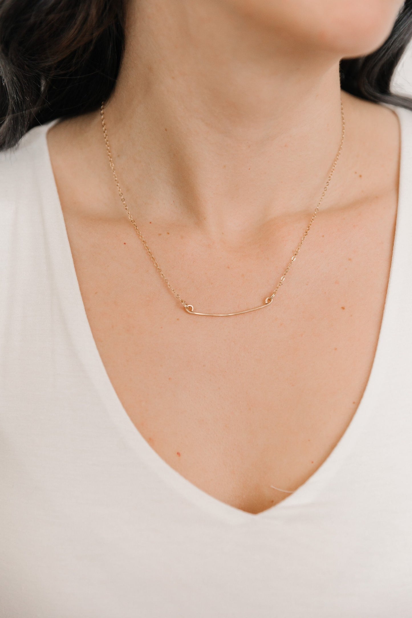 Gold Bar Necklace