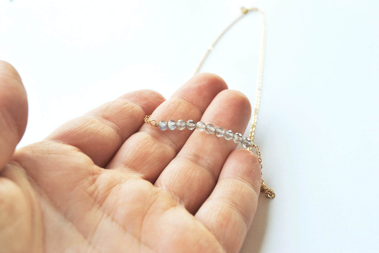 Labradorite Dainty Necklace