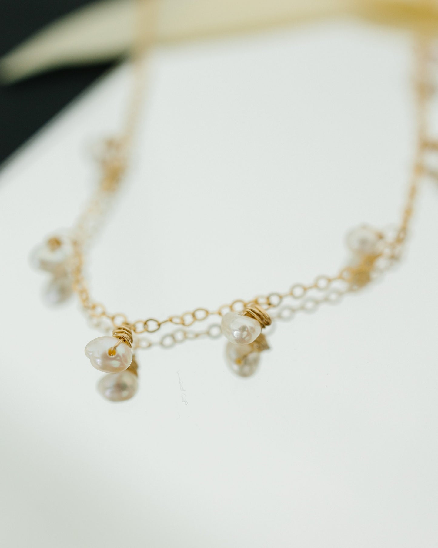 Dainty Pearl Drop Necklace