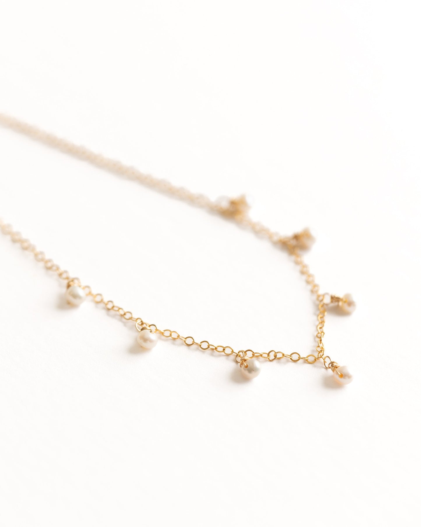 Dainty Pearl Drop Necklace