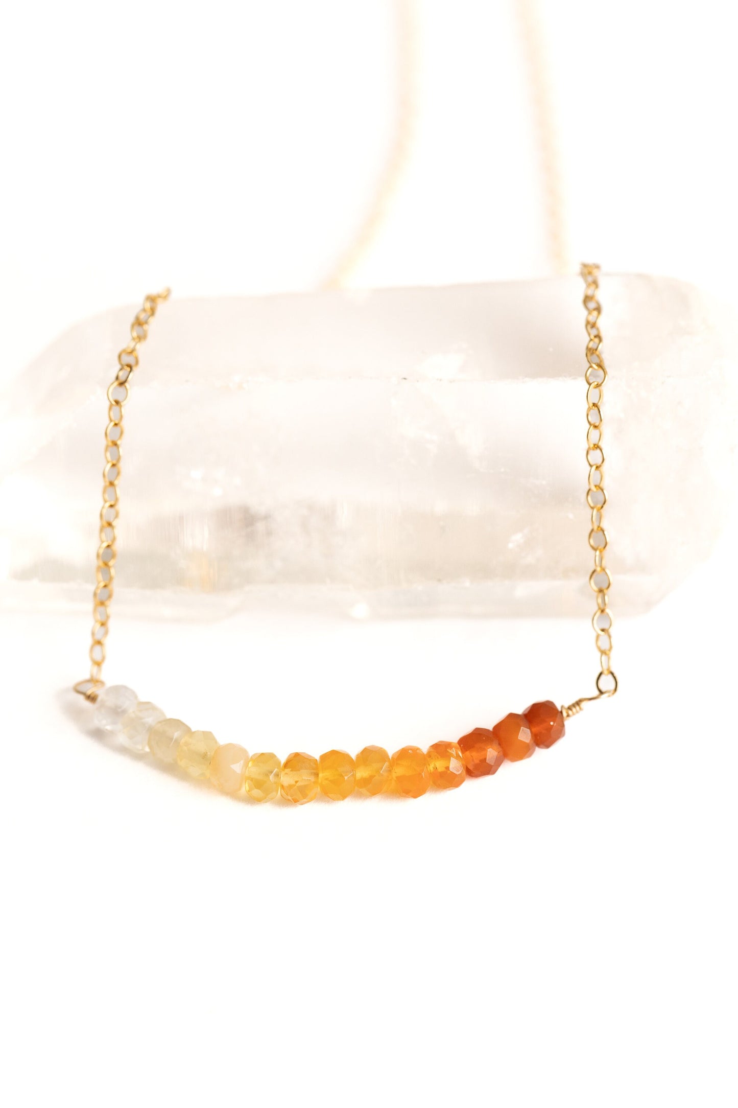 Mexican Fire Opal Necklace