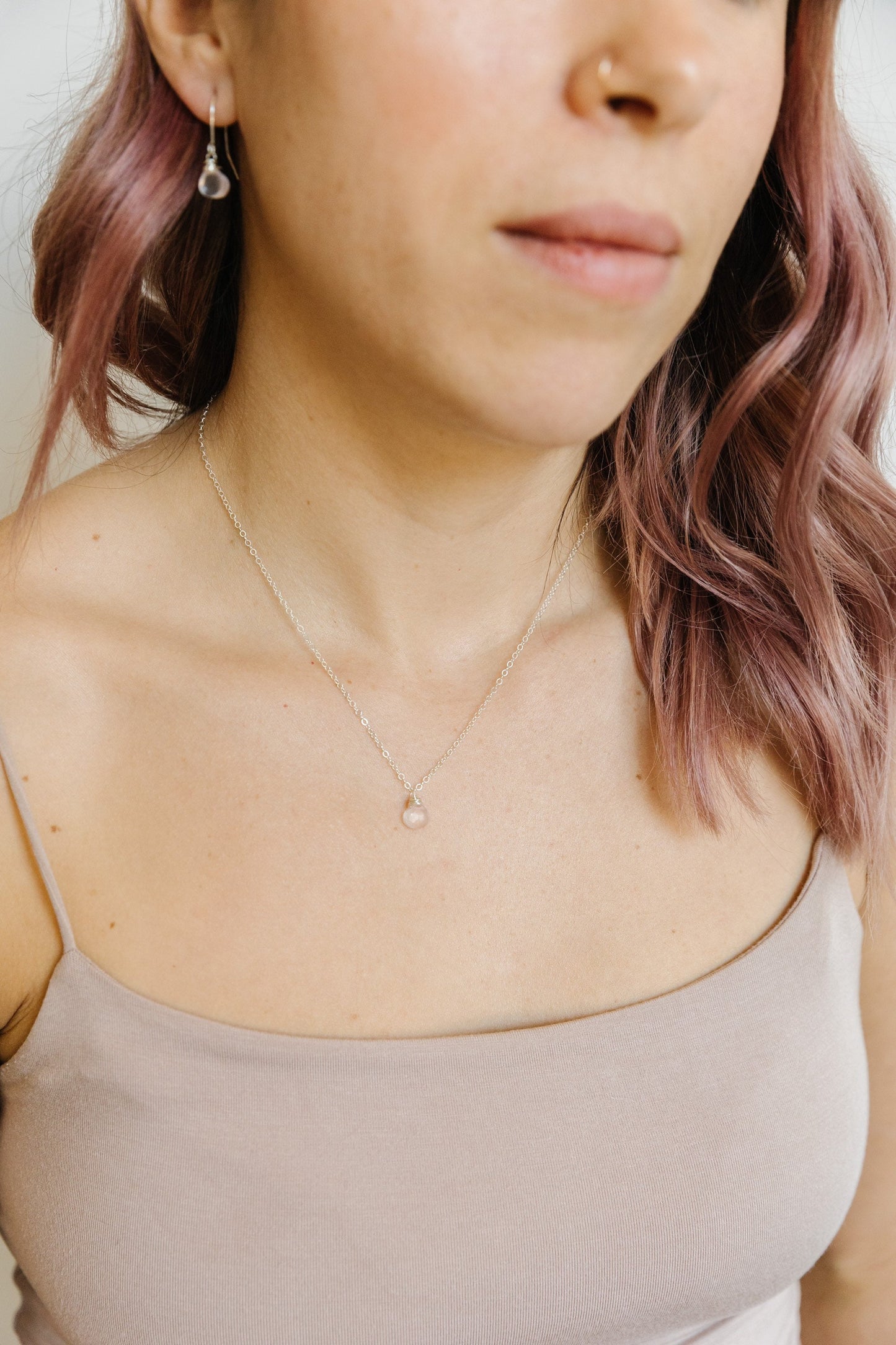 Rose Quartz Earrings
