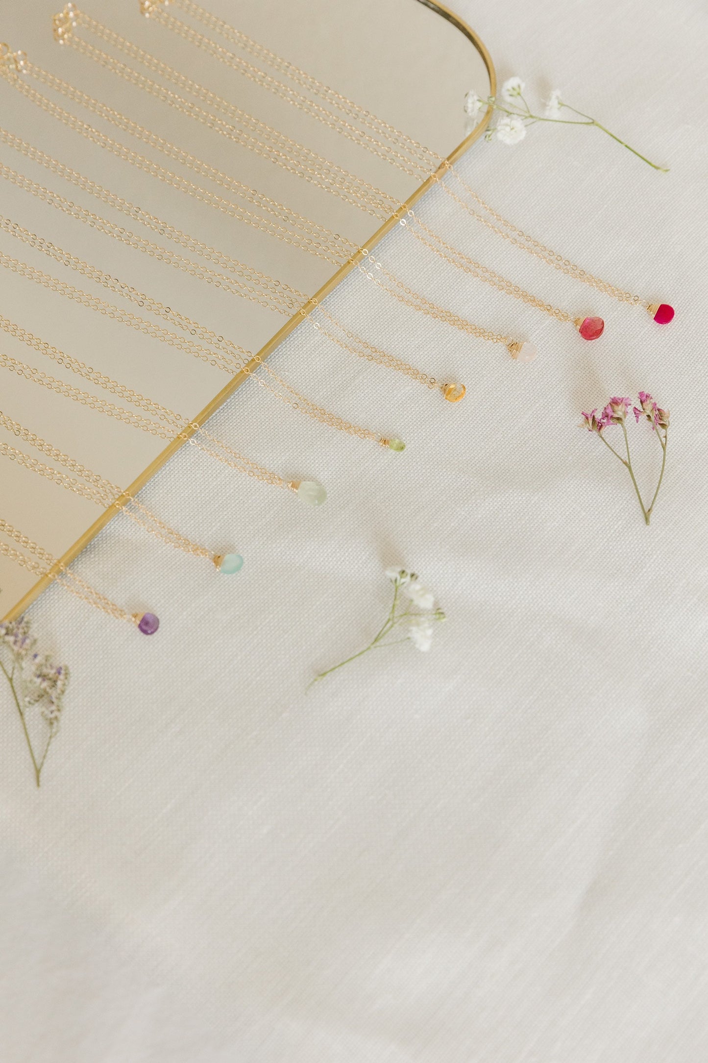 Personalized Birthstone Necklace