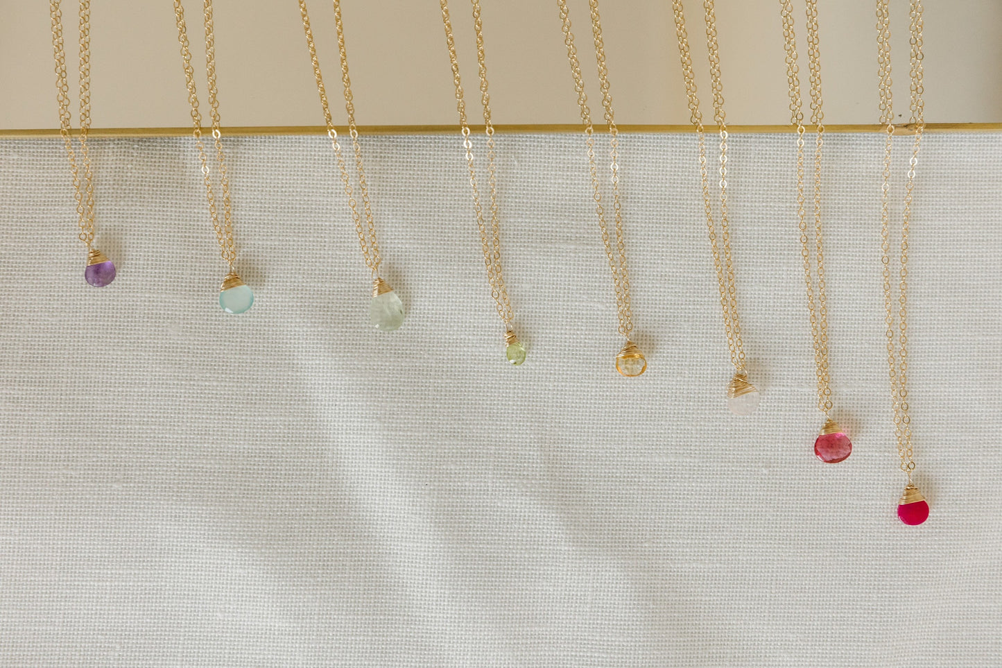 Personalized Birthstone Necklace