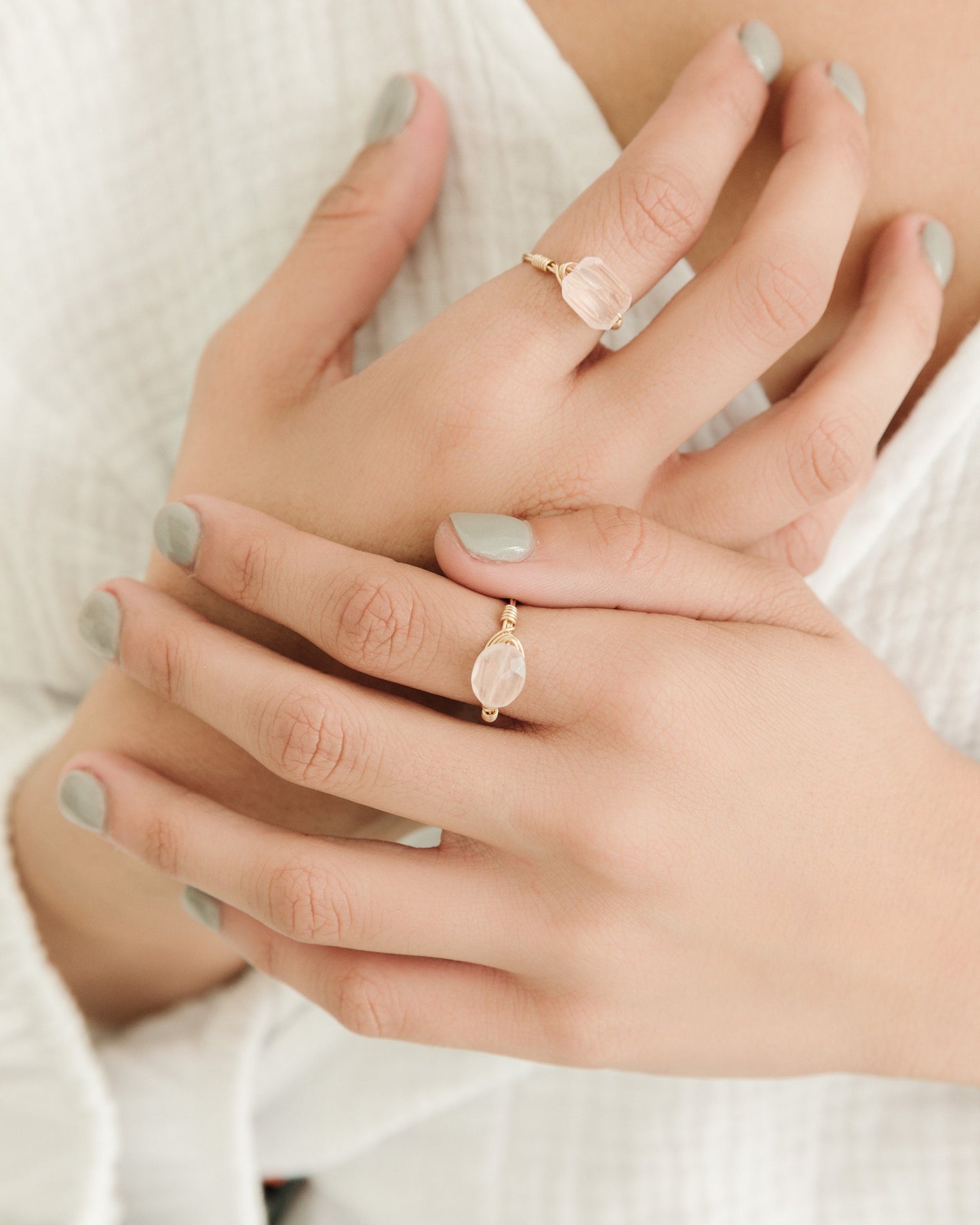 Rose Quartz Ring